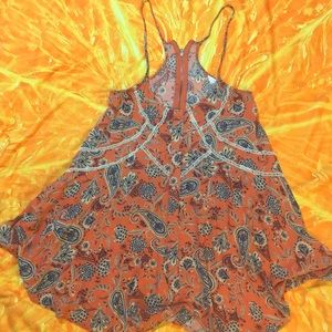 Tunic style strappy tank